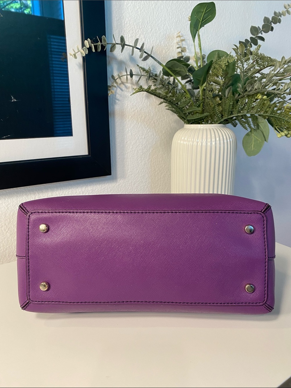 Kate Spade Cedar Street Maise Satchel In Vibrant Purple - Picture 9 of 12